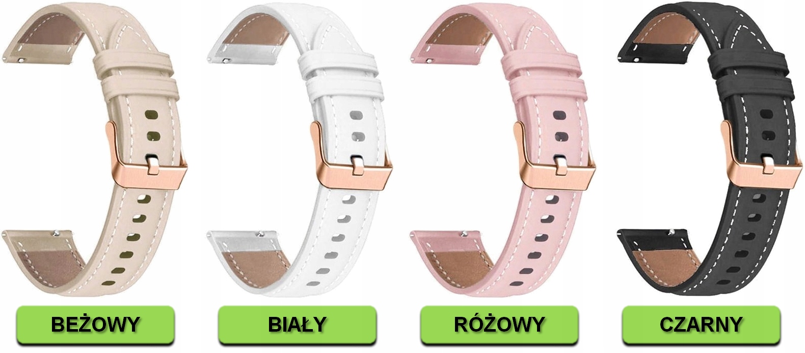 PASEK SKÓRZANY DO ZEGARKA HUAWEI WATCH GT 4 41MM CLASSIC ELITE 18MM |KOLORY EAN (GTIN) 5902493098371