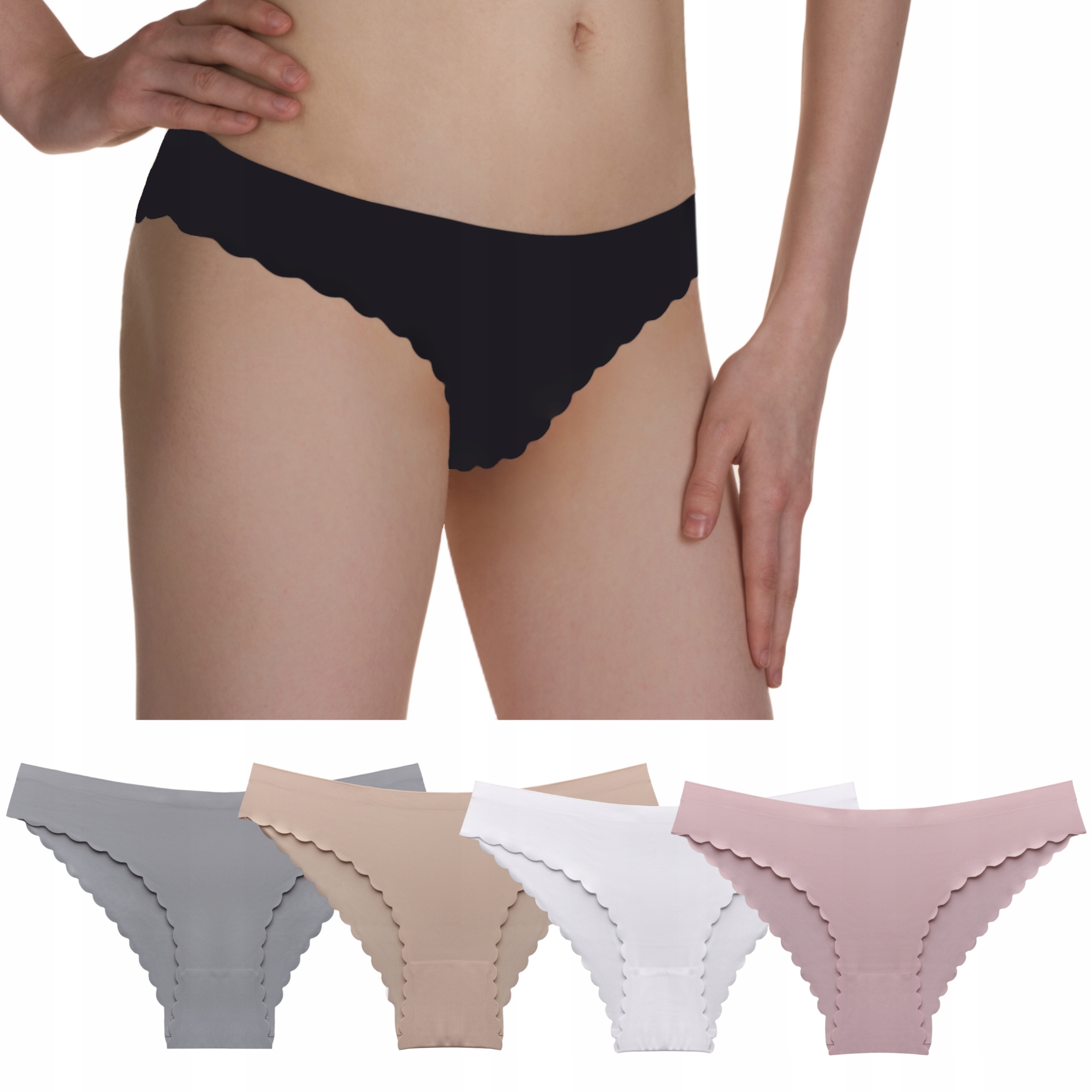 

5x figi/majtki damskie Kaja bezszwowe L/XL