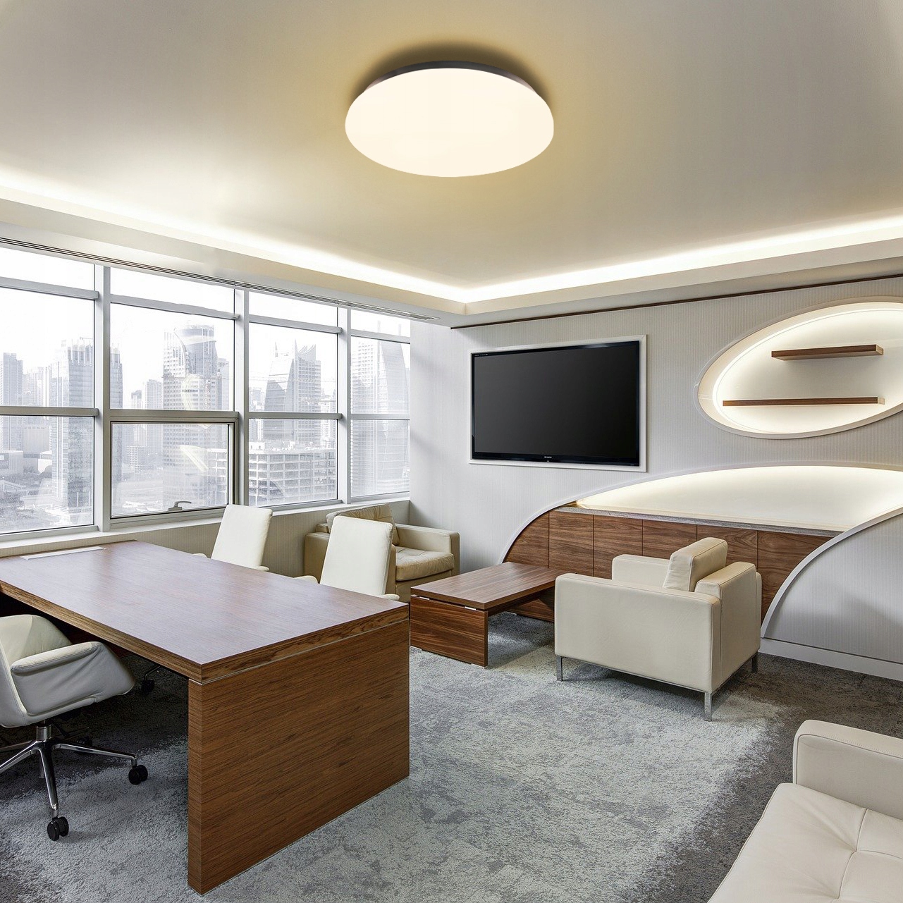 Plafon LED 18W oprawa LAMPA panel CZUJNIK RUCHU MIKRO Marka Masterled