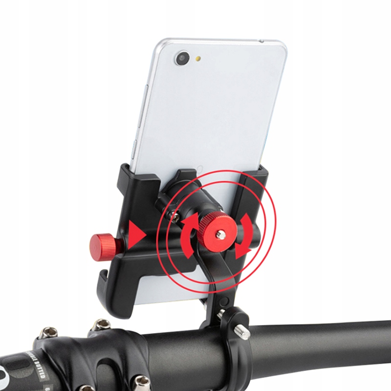 MOCNY STABILNY ROWEROWY UCHWYT NA TELEFON UCHWYT TELEFONU MOTOCYKLOWY Model aTx1