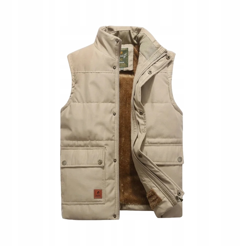 KAMIZELKA MĘSKA PIKOWANA BEZRĘKAWNIK OCIEPLANA OCIEPLACZ