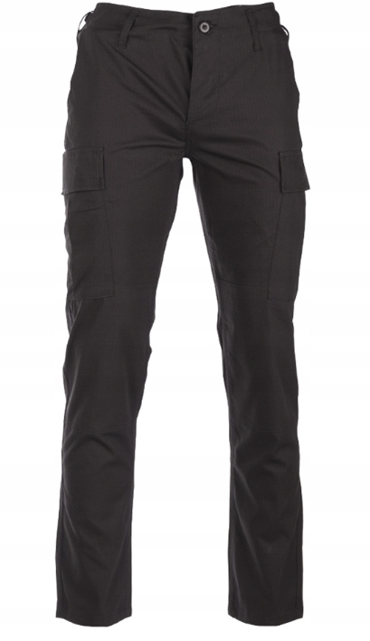 Pánské Kalhoty Slim Fit Rurki Maskáčový Černé Rs S