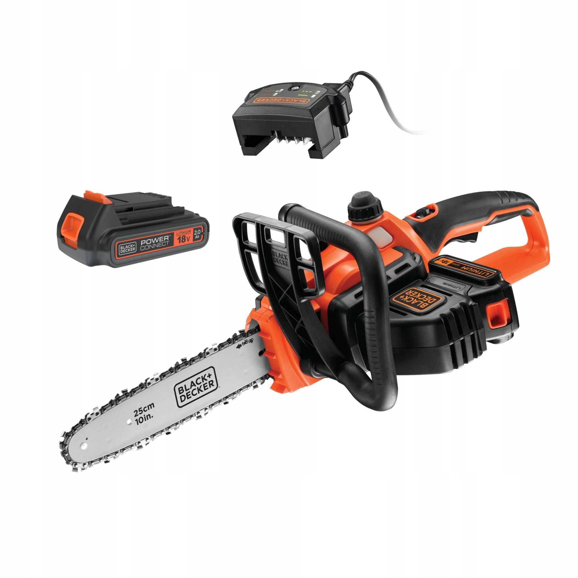 Aku řetězová pila Black&Decker GKC1825L20-QW Baterie nabíječka