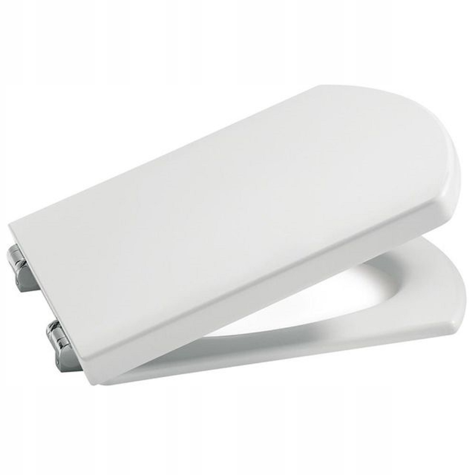 DESKA SEDESOWA Roca Hall WOLNOOPADAJĄCA biała Długość 42 cm