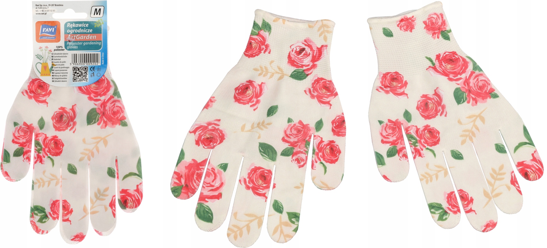 

Rękawice ogrodnicze ochronne ArtGarden rozm. M