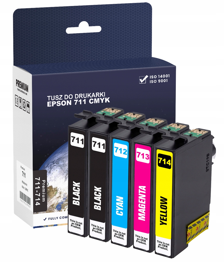 

5x Tusz Do Drukarki Epson SX115 SX215 SX218 T0711