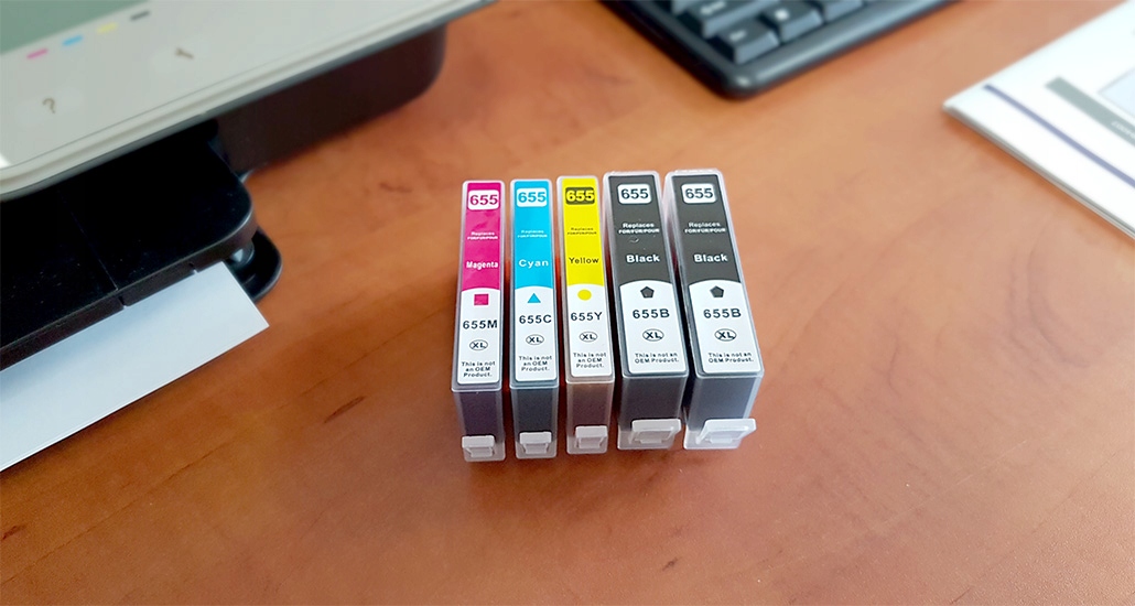 5 TUSZY DO HP 655 DeskJet Advantage 3525 4615 5525 Producent Unitec