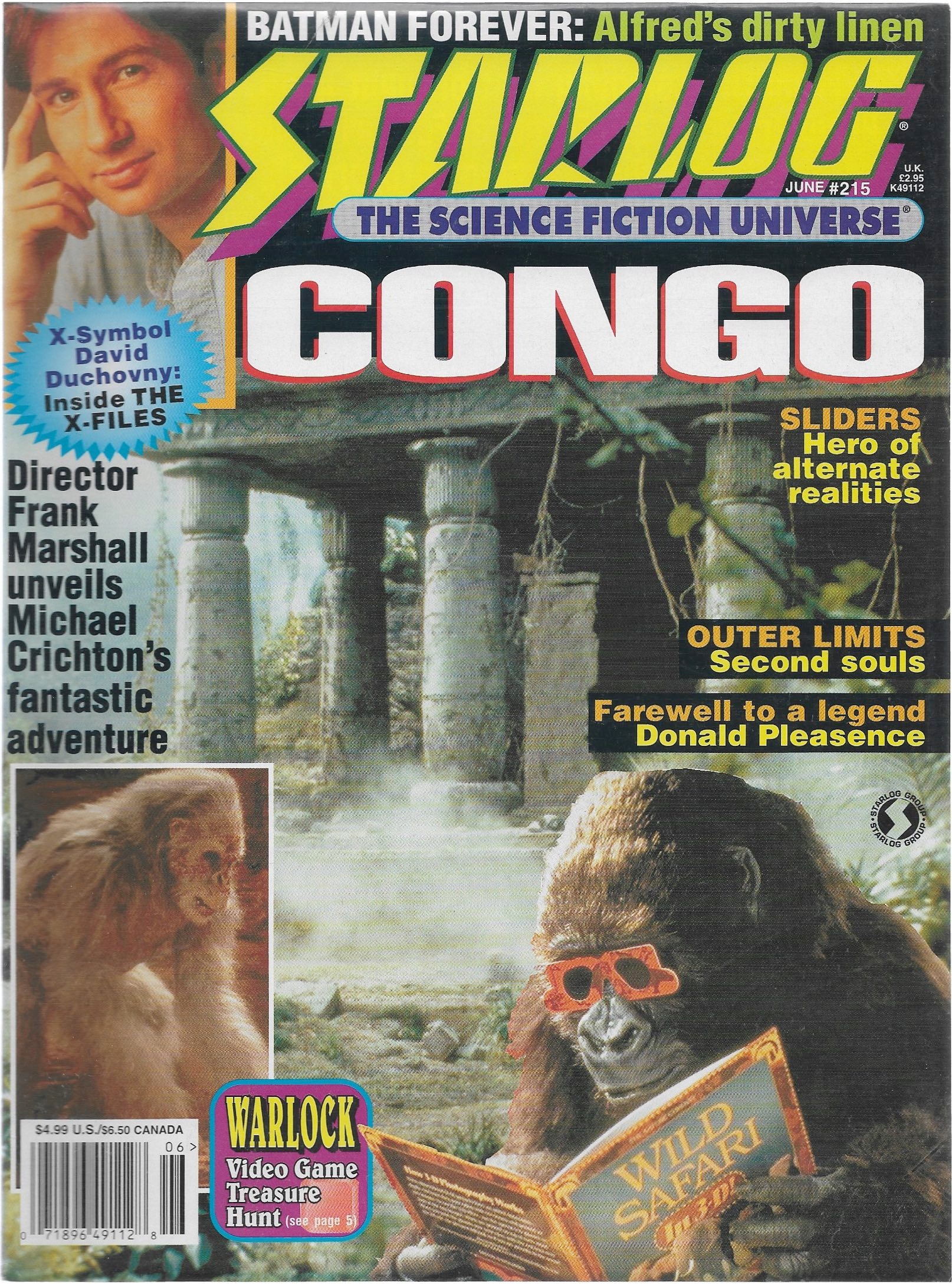 STARLOG MAGAZYN FILM / FANTASTYKA 215/1995 j.ang