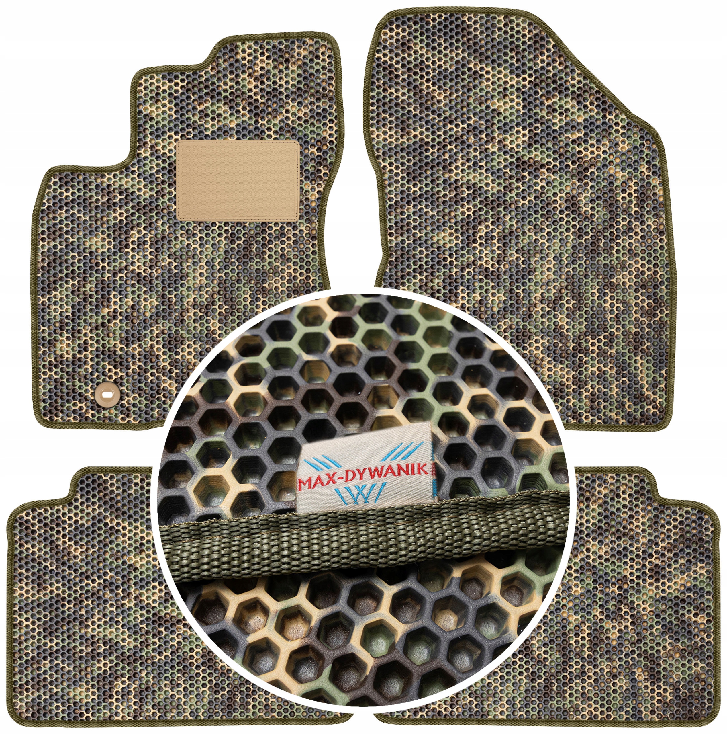 Toyota Avensis III Fl 13-19 Gumové rohože do auta Eva Moro