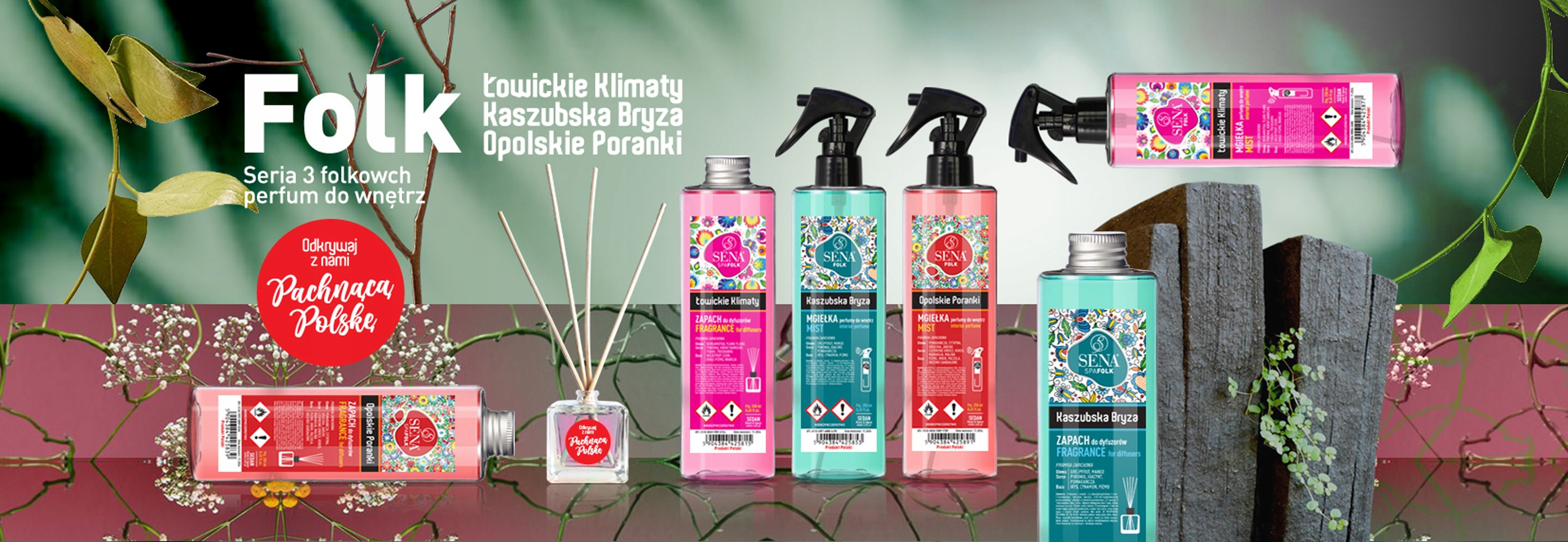 SENA FOLK DYFUZOR PATYCZKI KASZUBSKA BRYZA 50 ml Kod producenta 5904384425495