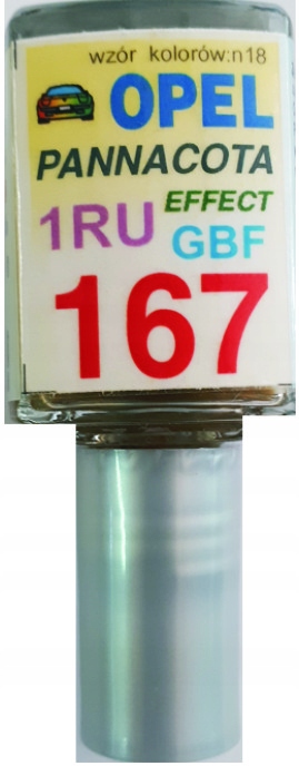 Zaprawka do rys 10ml Opel 167 1RU Gbf Pannacotta Effect