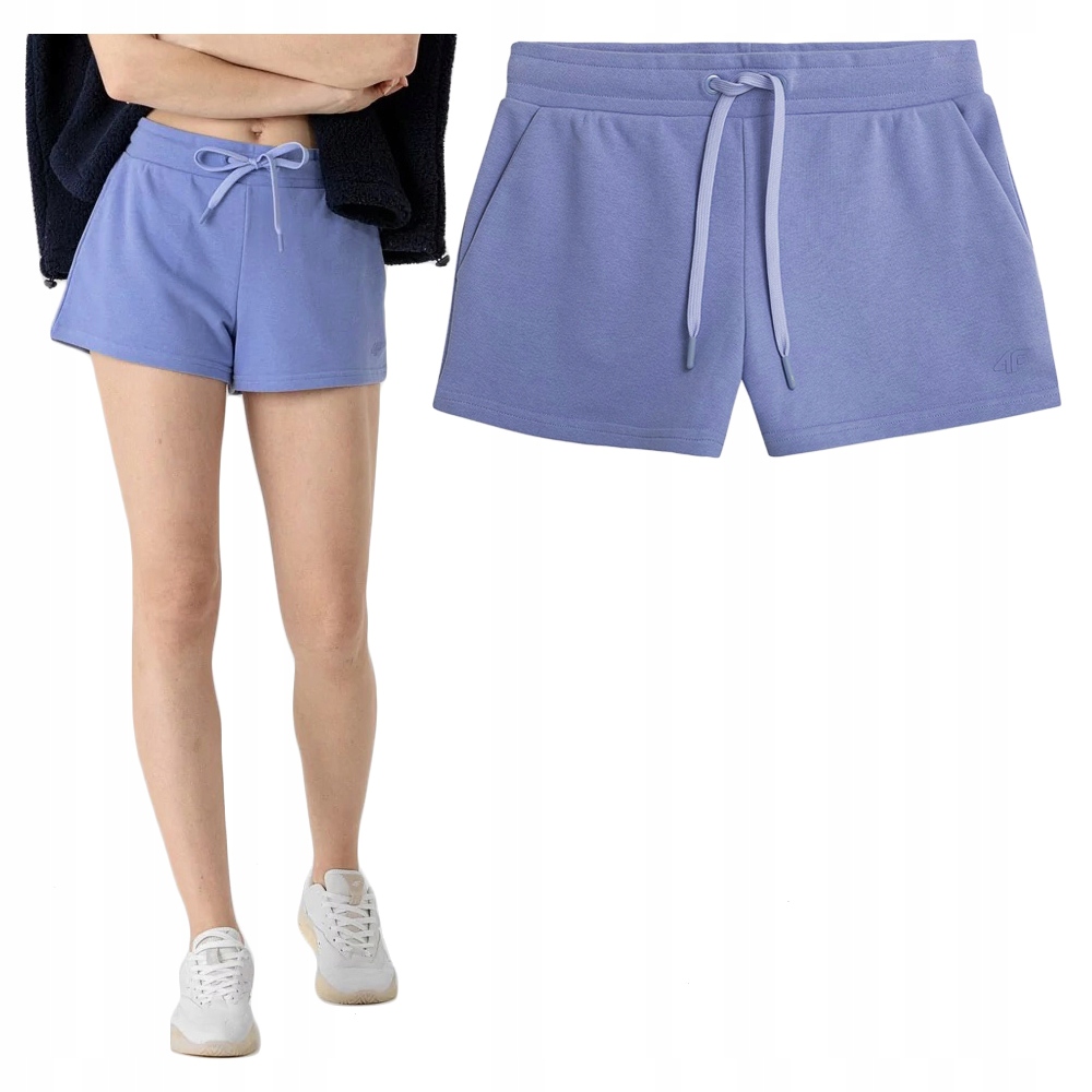 

4F Spodenki Damskie Dresowe SKDD350 Denim S