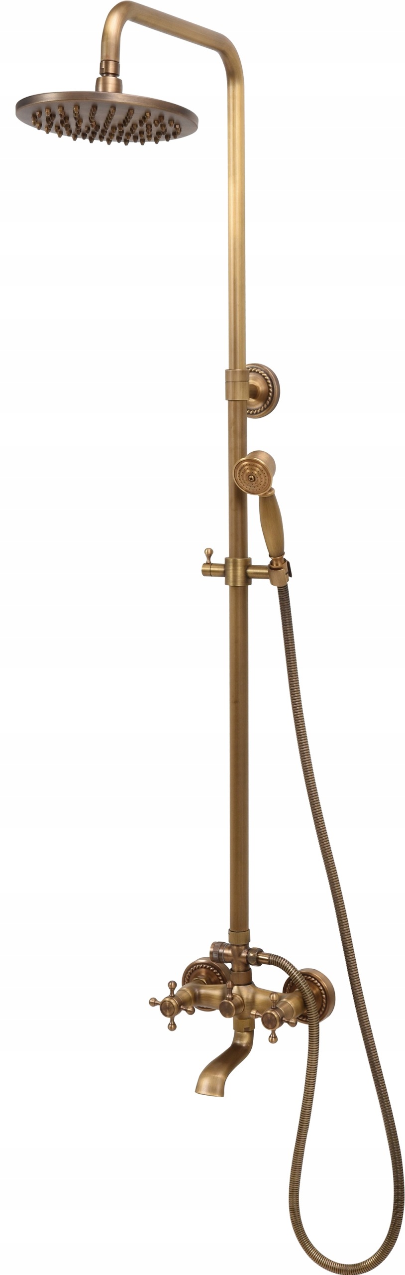 Nástenný sprchový set Fala Retro 75829 Bronze