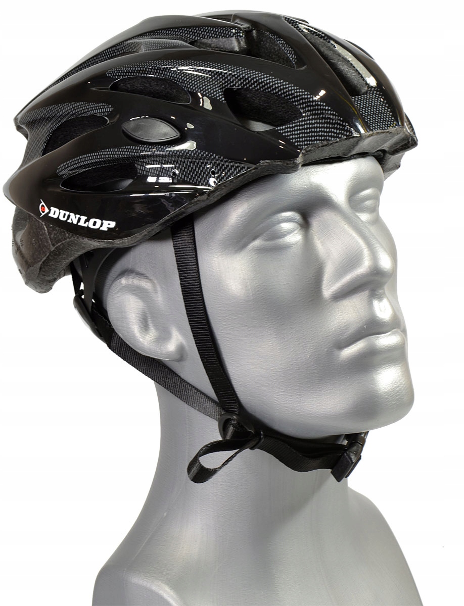 Dunlop Kask rowerowy Mtb rozmiar L regulowany (58-61 cm) Czarny
