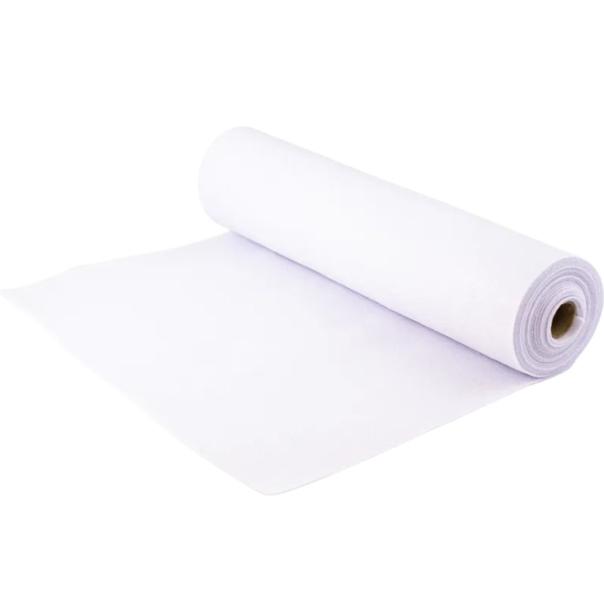 FILC DEKORACYJNY W ROLCE 5m BIAŁY 45cm DIY MIĘKKI KREATYWNY