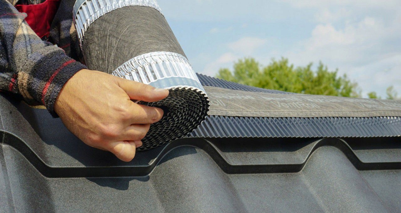 TAŚMA KALENICOWA PODGĄSIOROWA MDM VR300 VENT-ROLL GRAFIT RAL 7016 Typ akcesoriów taśma