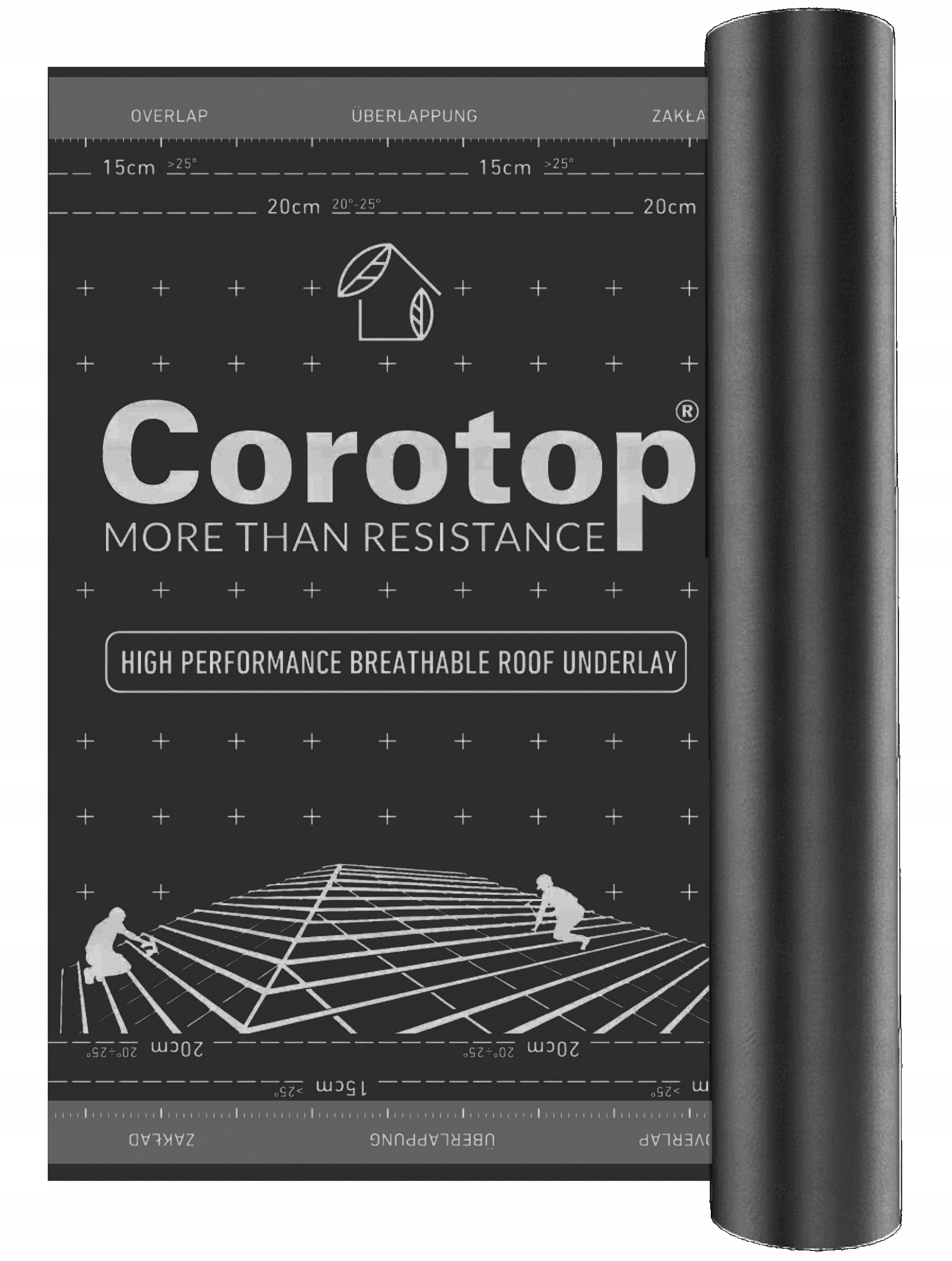 COROTOP ULTRA 220+ MEMBRANA DACHOWA WERSJA Z DWOMA PASKAMI KLEJĄCYMI