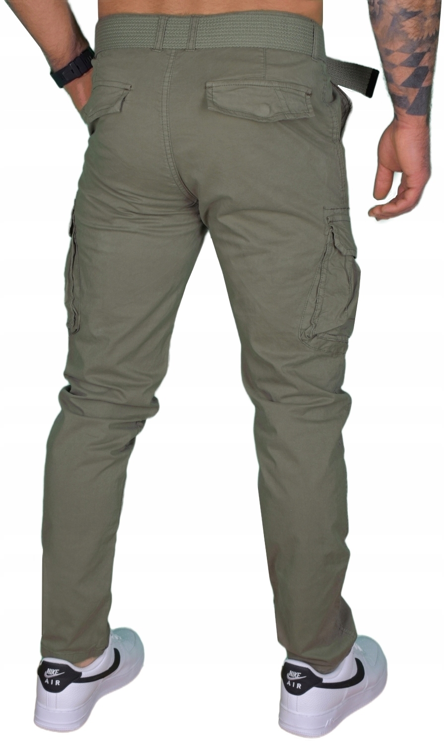 BOJÓWKI MĘSKIE SPODNIE MATERIAŁOWE ELASTYCZNE JAKOŚĆ Model CP088