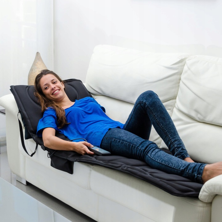 Mata masująca Jocca 6163 czarny Składany materac do masażu 4-strefowy