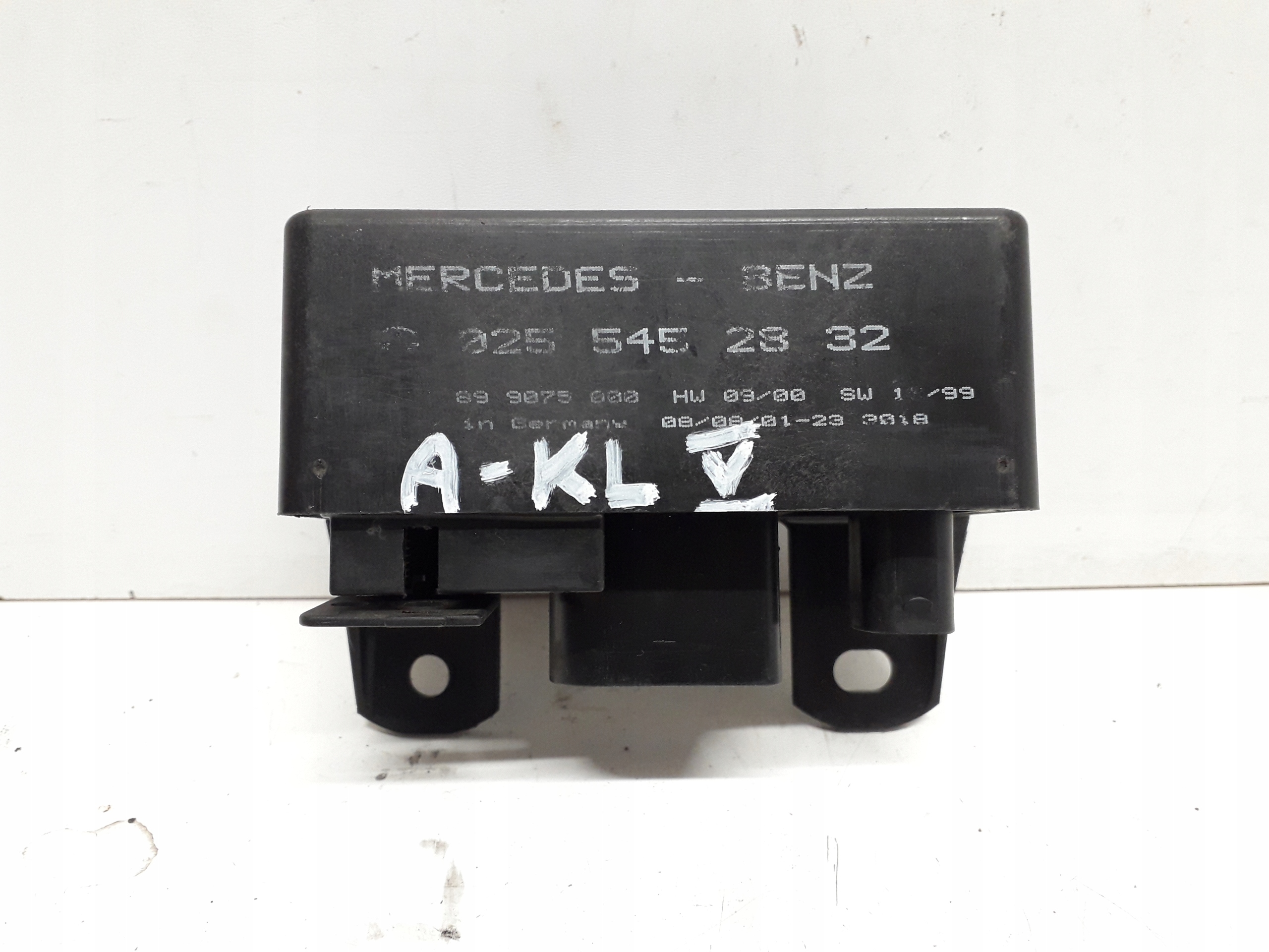 MERCEDES A KLASA W168 PRZEKAŹNIK STEROWNIK ŚWIEC ŻAROWYCH 0255452832