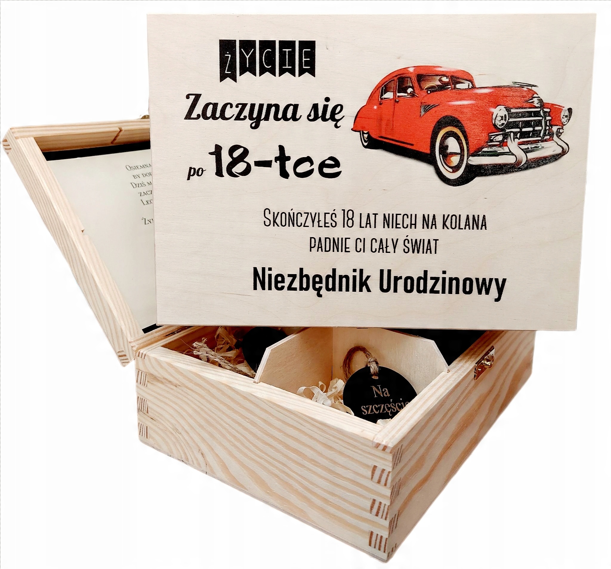 

Niezbędnik Urodzinowy +18 skrzynka wzór *