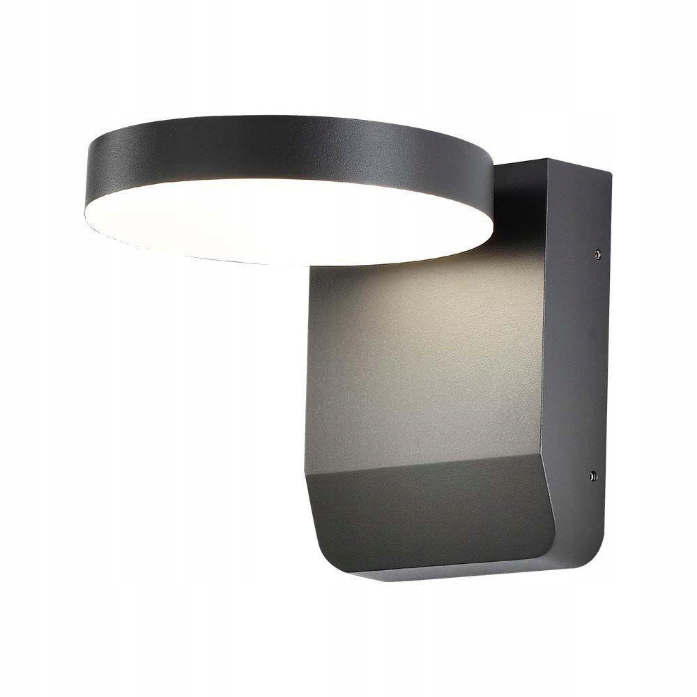 Projektorová fasádna lampa V-tac 17W Led okrúhla čierna IP65 VT-11020 4000