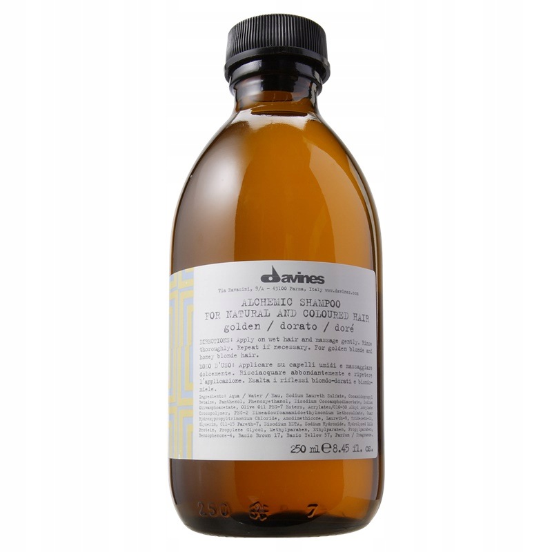 Davines Alchemic szampon do włosów o kolorze złocisty blond 280ml