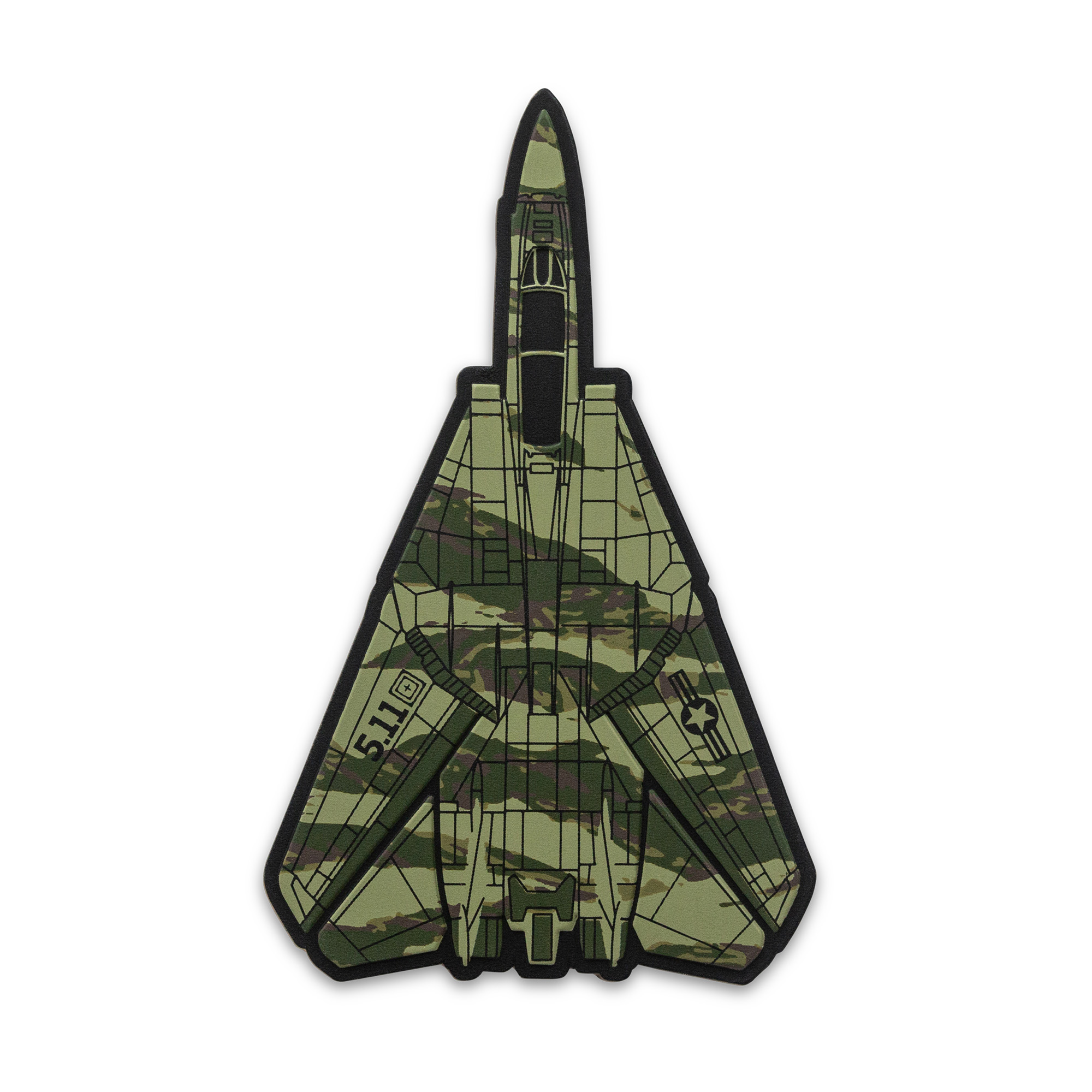 5.11 Tomcat Tiger Camo Patch 92097