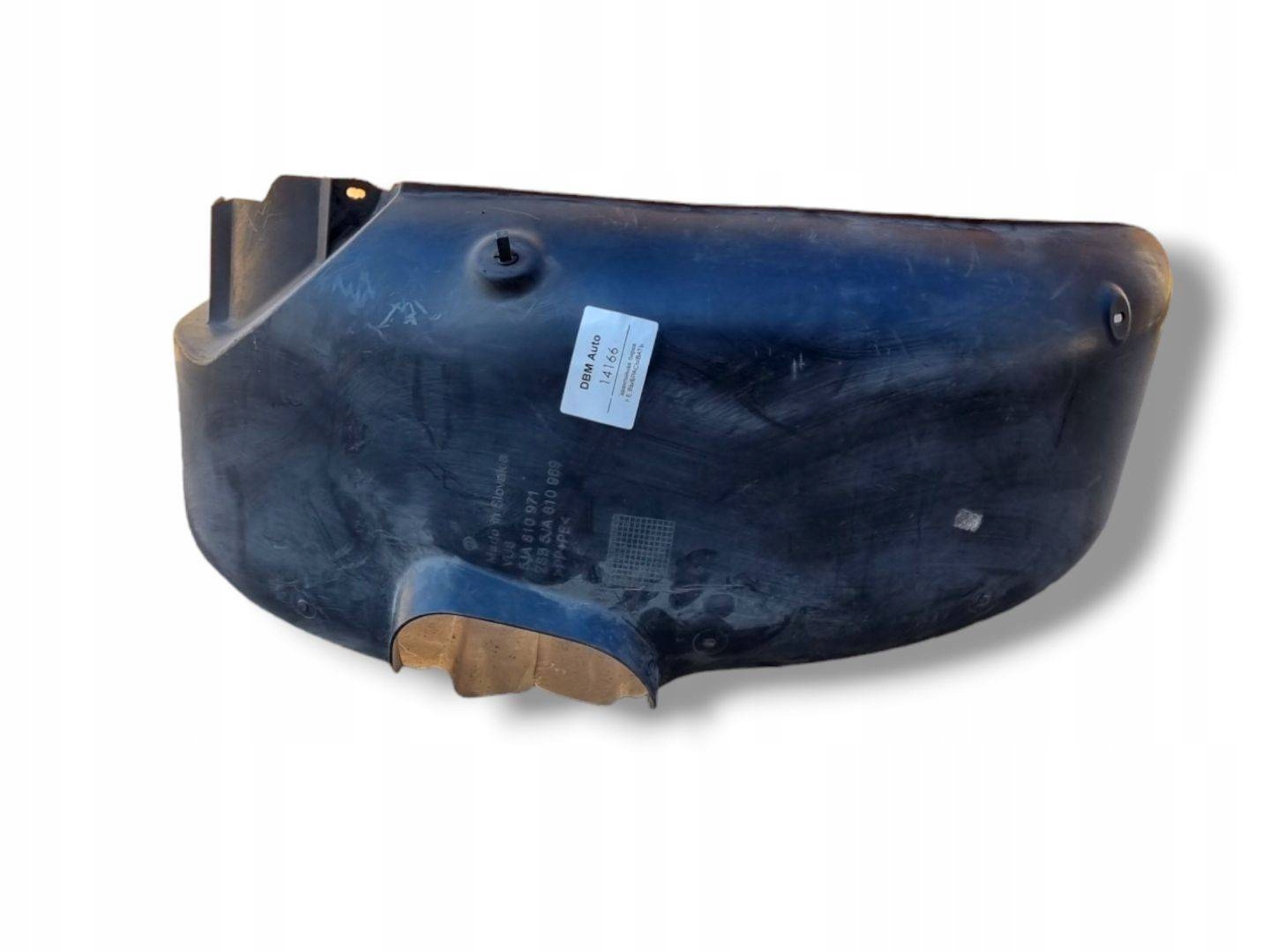 mudguard rear part left side Skoda Rapid NH 2013 5JA810971