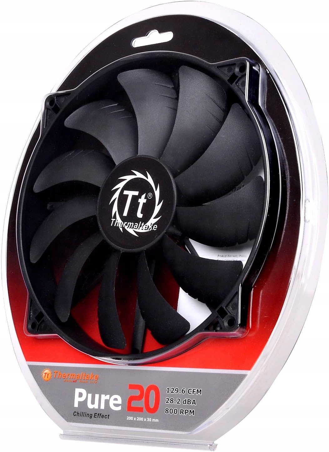 Wentylator Thermaltake 200 x 200 mm CL-F015-PL20BL-A