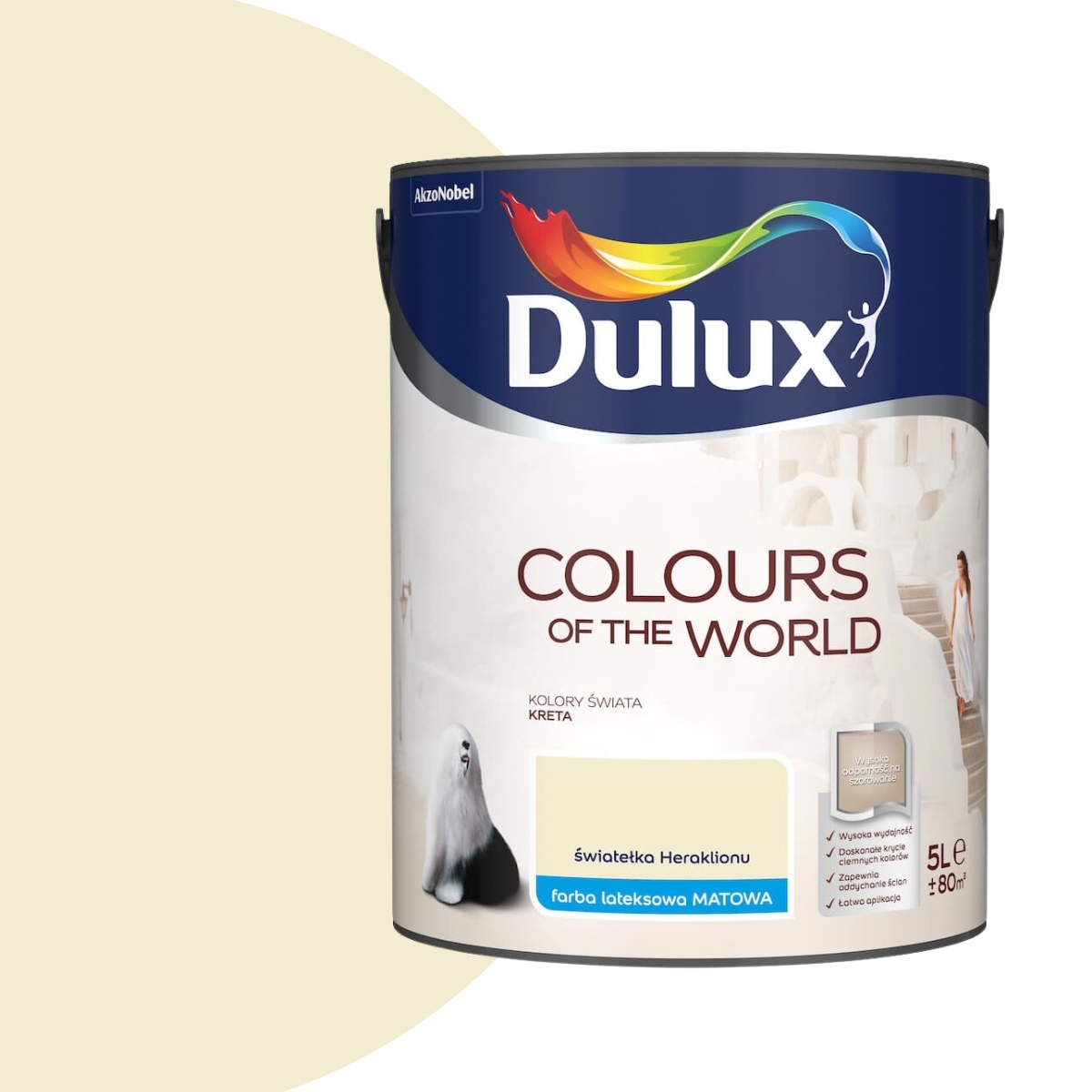 Dulux Barva Barvy světa 5L Světla Heraklionu