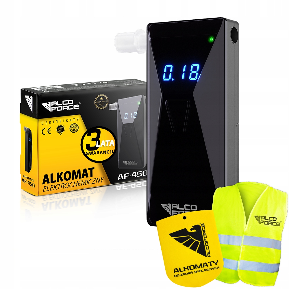 

Alkomat AlcoForce AF-450 kalibracja ustniki