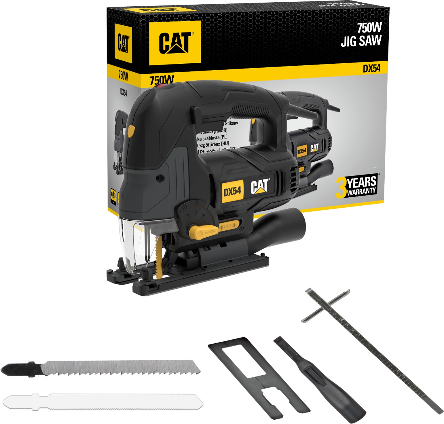 Електричний лобзик CAT DX54 750W 80mm LED