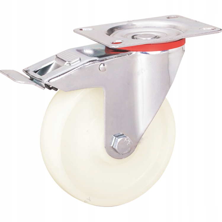 

Koło Skrętne 125 mm Z Hamulcem 210 kg Poliamidowe