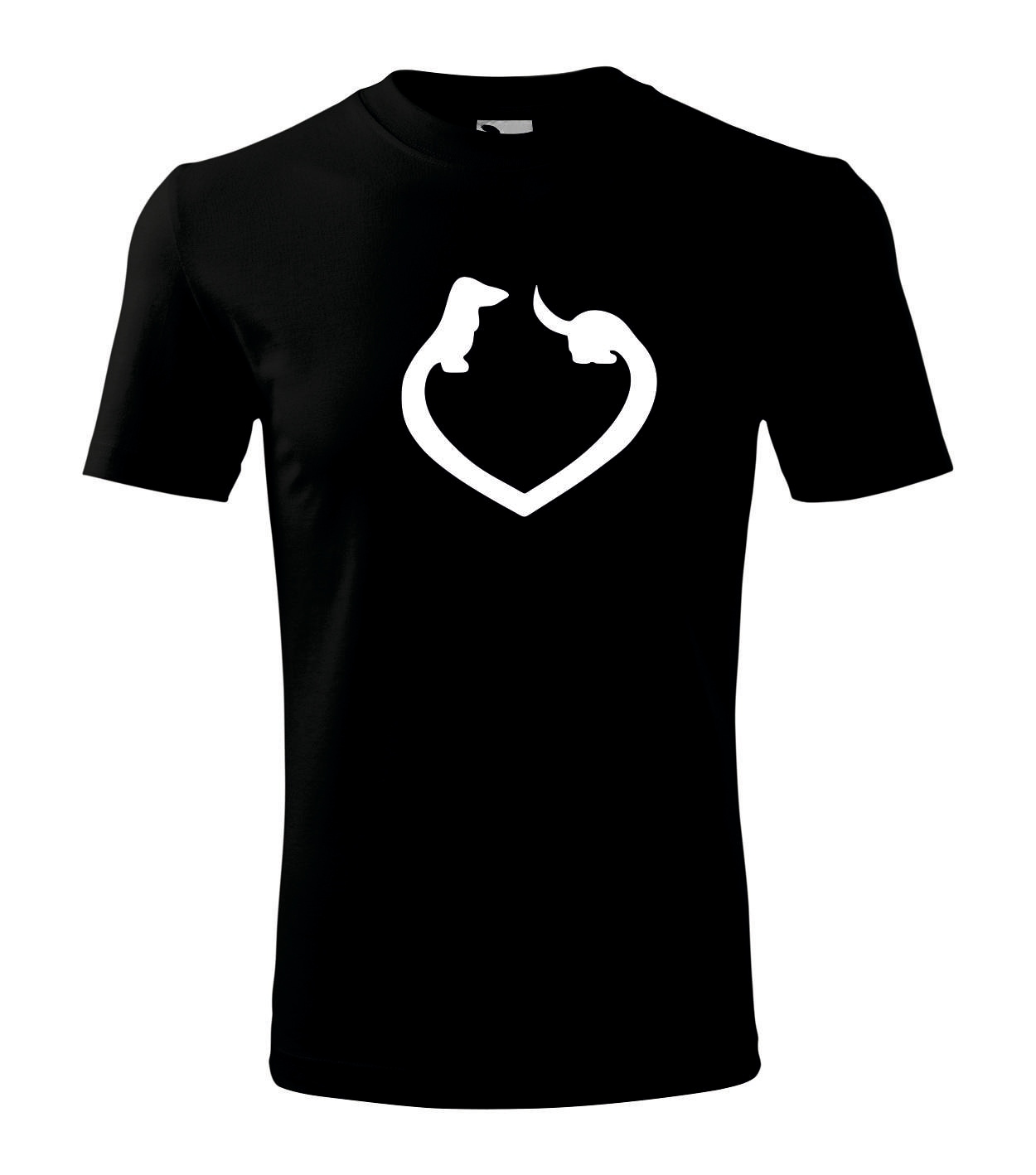 

Koszulka T-shirt Jamnik Serce Pies męska