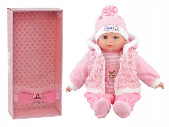 

Bobas Lalka 35 cm Mówi I ŚPIEW+SMOCZEK+opakowanie