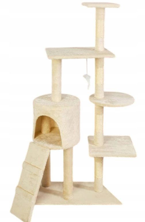 Drapak legowisko dla kota Kitty 138cm sizal 2w1