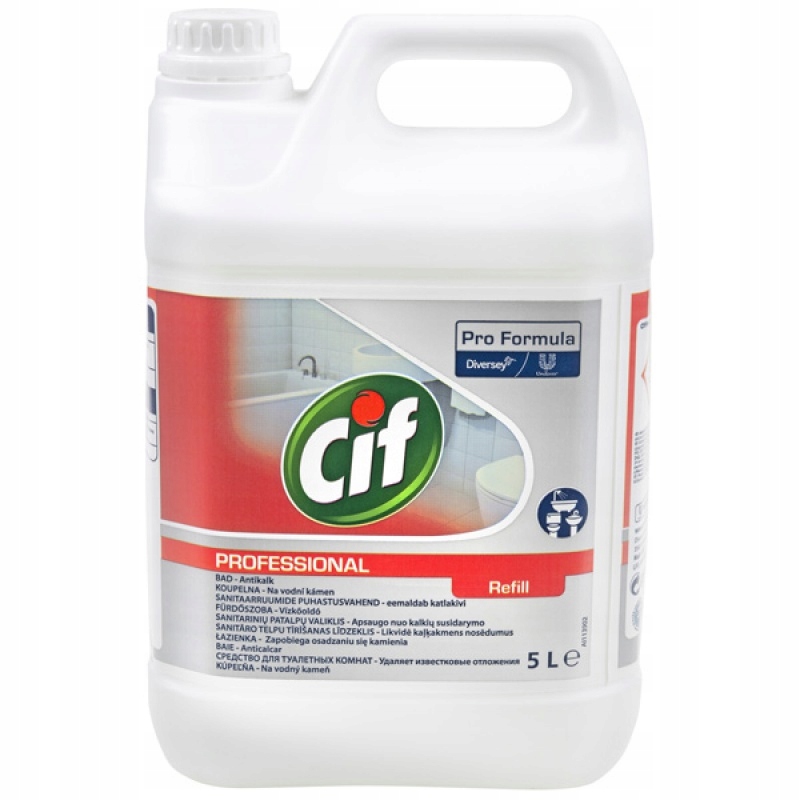 Levně Přípravek Cif 2v1 na čištění koupelen 5 l
