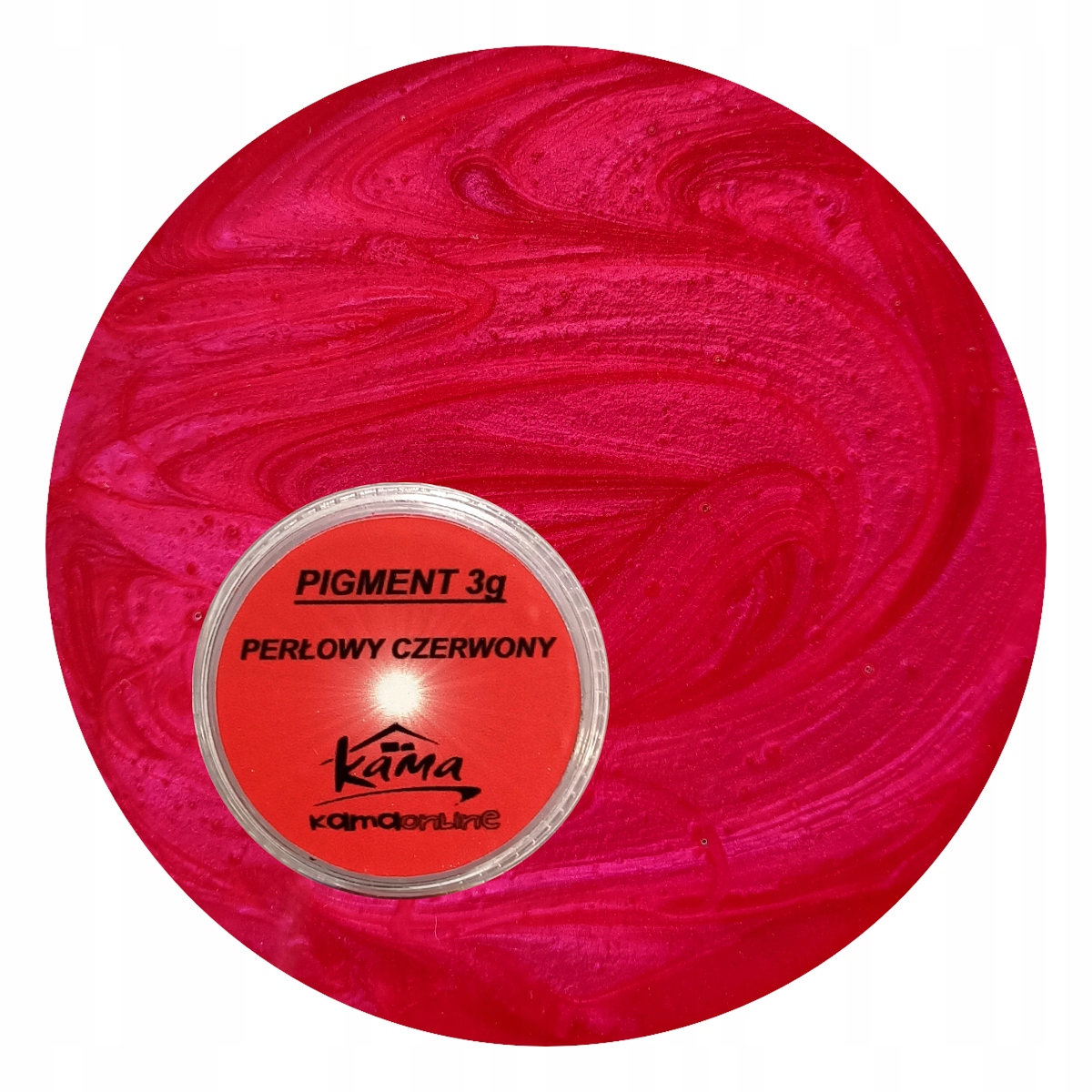 

Barwnik Pigment Perłowy do żywic Czerwony 3 gramy