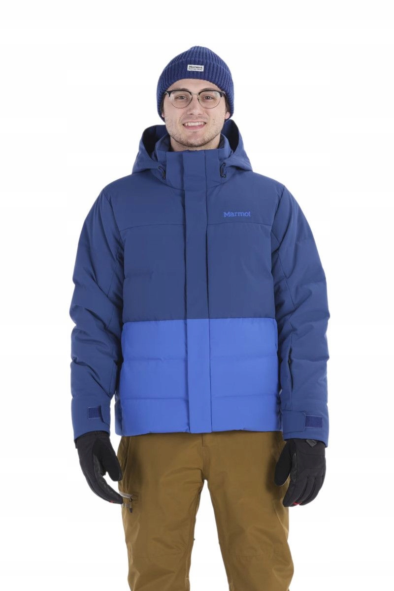 Marmot Pánská péřová lyžařská bunda Shadow modrá
