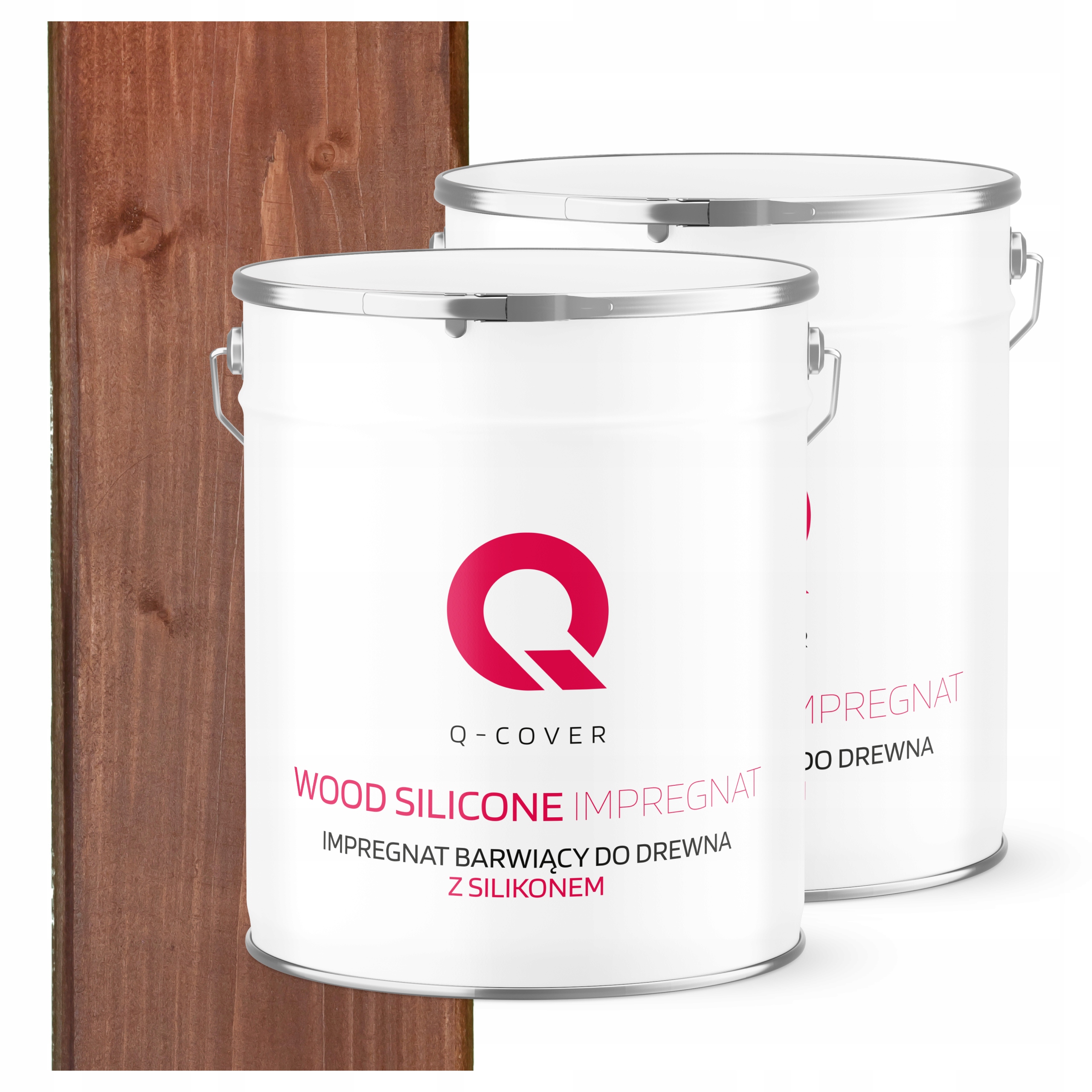 Impregnace Na Dřevo Extra Barva Se Silikonem Chránící Barvy Ořech Tmavý 5L