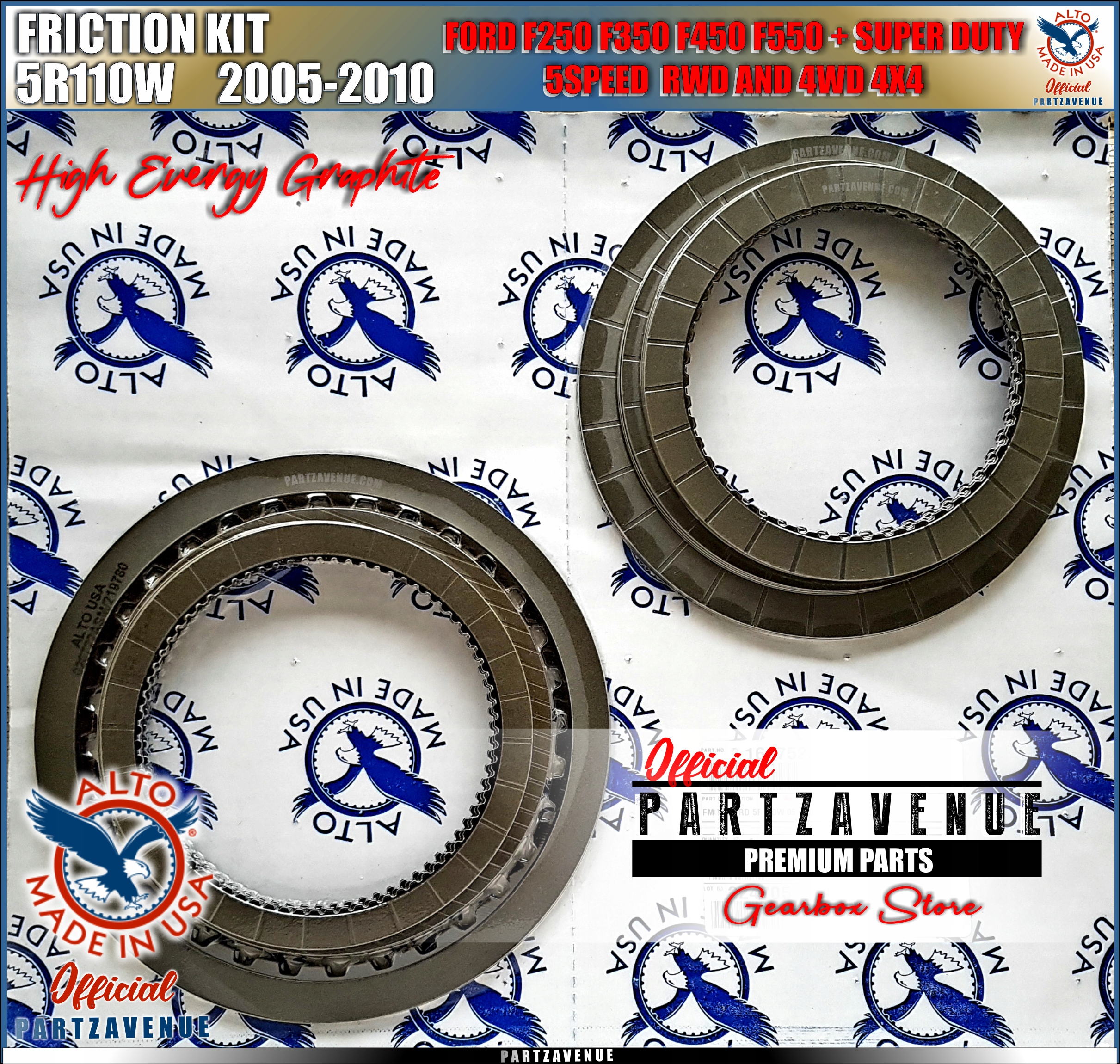 ZESTAW NAPRAWCZY TARCZ CIERNYCH 5R110W FORD 05 10