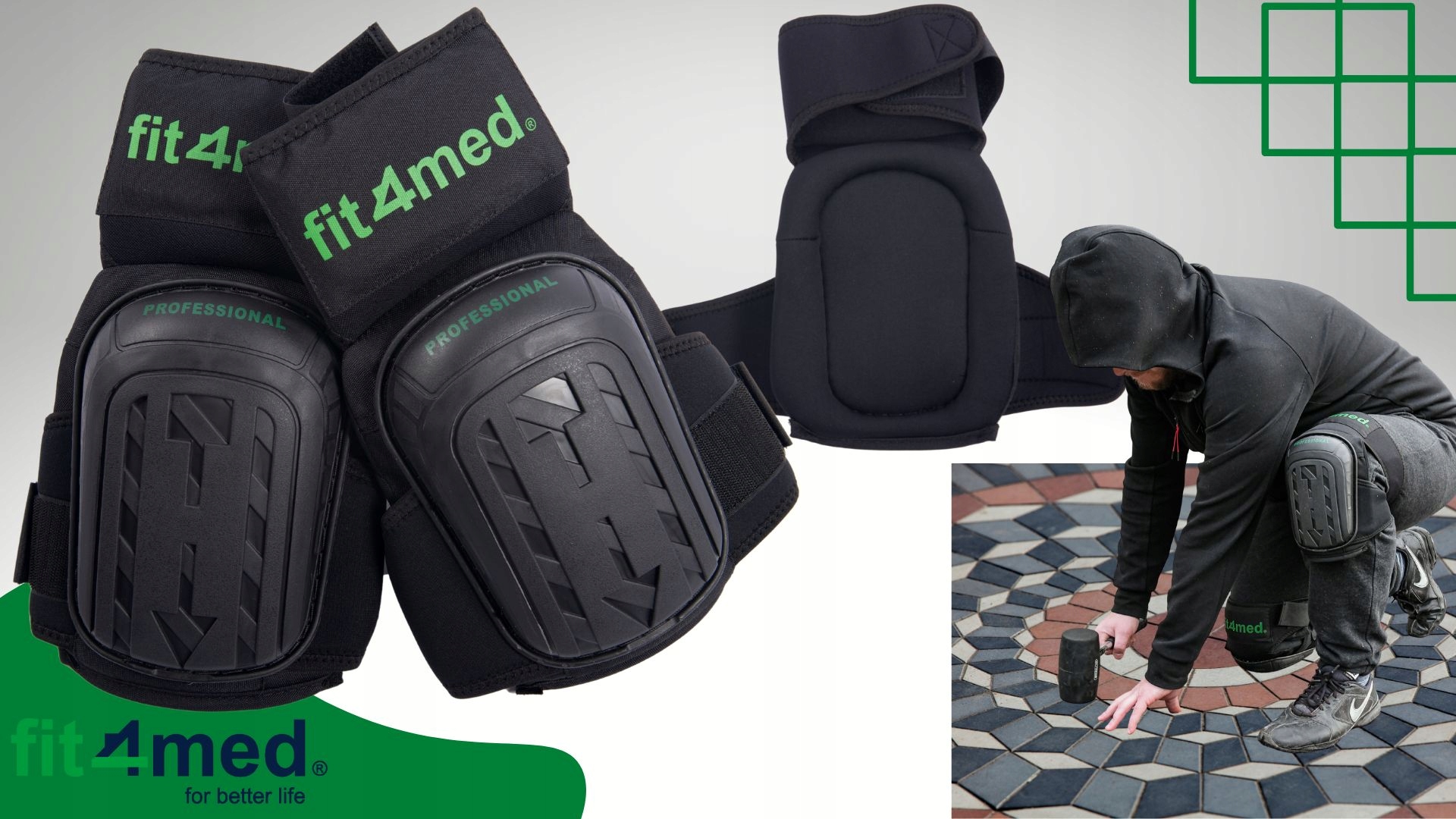 NAKOLANNIKI OCHRONE KOLAN BRUKARSKIE DO PRACY OGRODNICZE WYGODNE SOLIDNE 2X Rodzaj żelowe