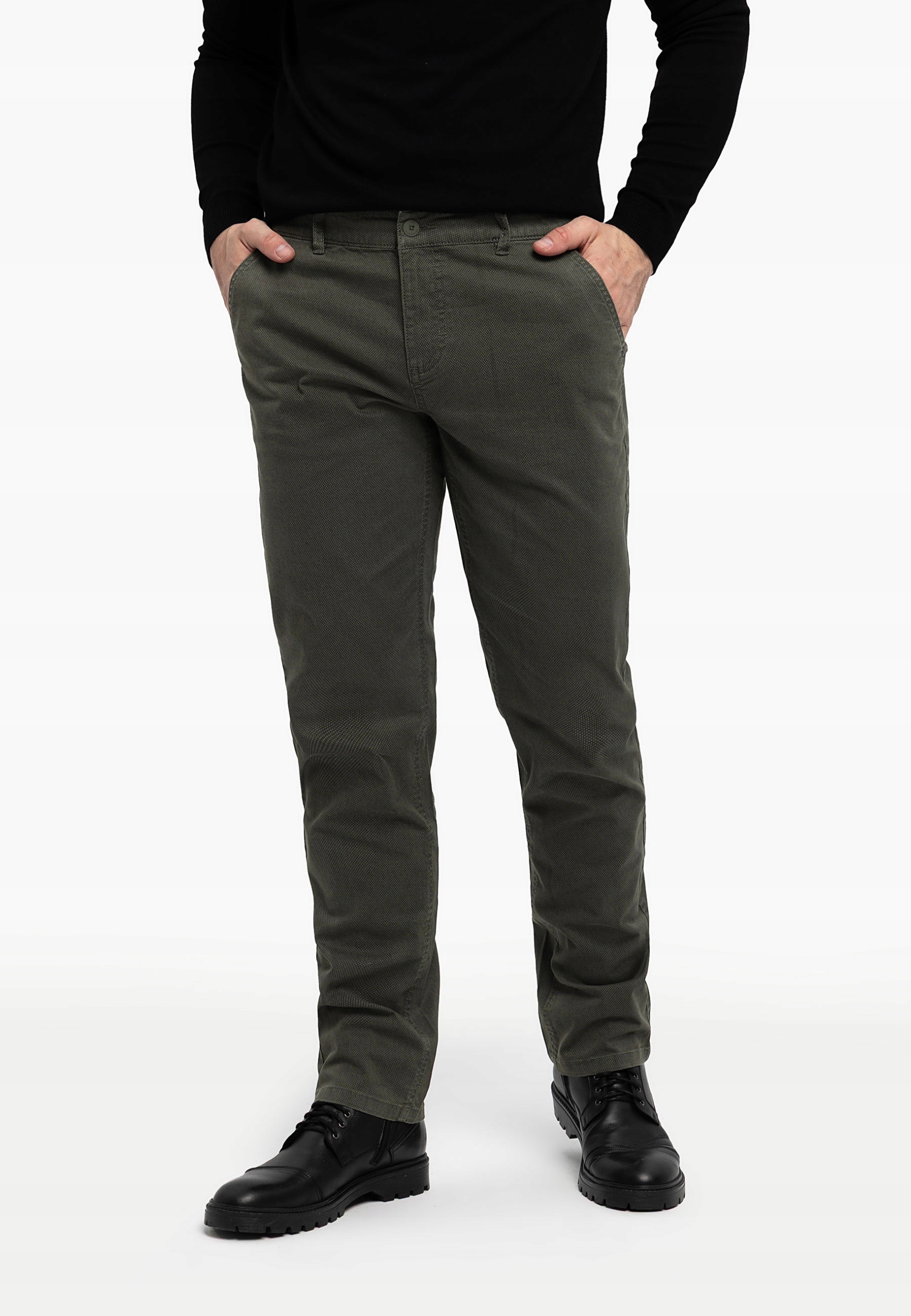 Pánské Zelené Chino Kalhoty Volcano R-fost 30-32