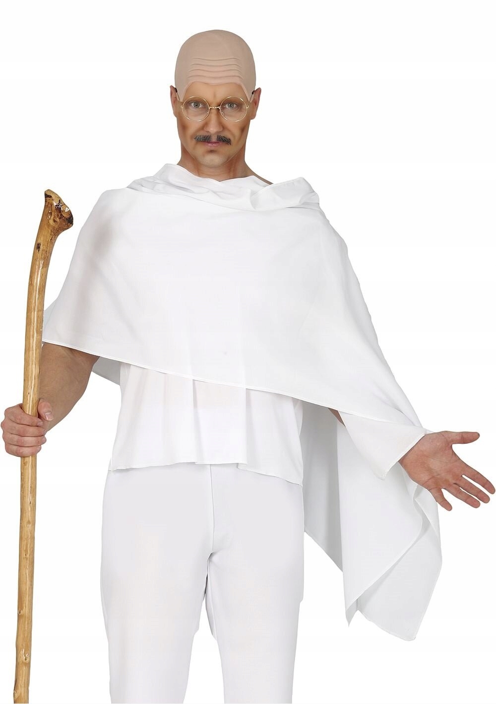 Czepek ŁYSINA łysinka goła łysa głowa skóra Kolor beżowy