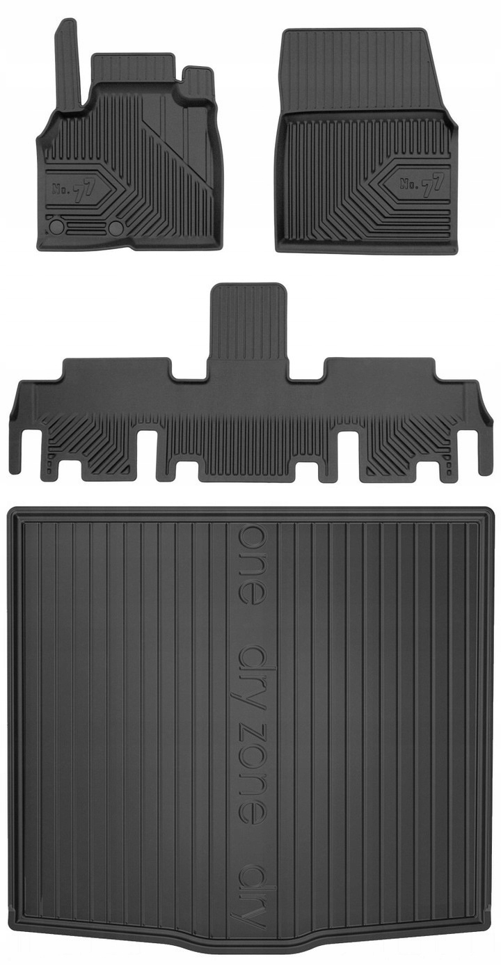 Set 77 Koberce a rohože Renault Espace 4 2002-2014 7os s