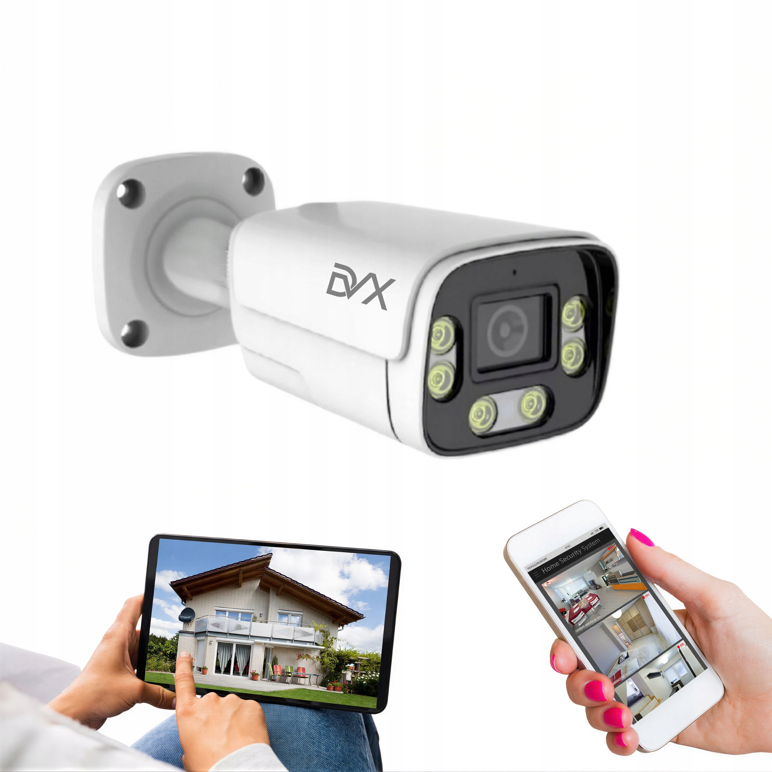 Vonkajšia Tubová Ip Kamera 5MPx Poe Lan Onvif Mikrofon PT5L DVX Sd Karta