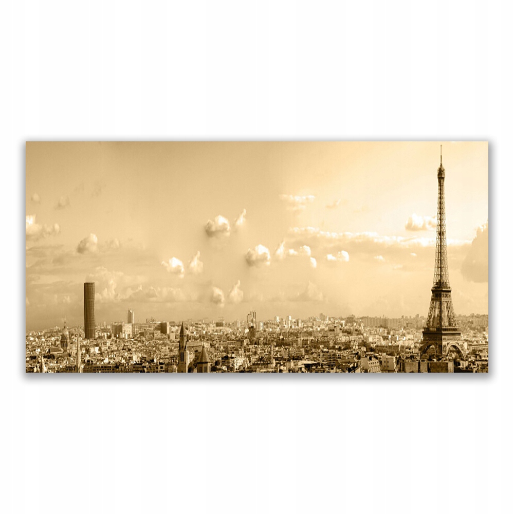 

Obraz akryl na ścianę z grafiką 120x60 Miasto Domy