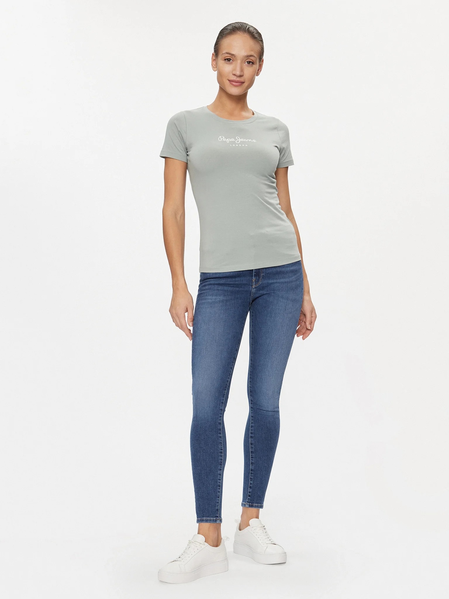 Pepe Jeans Úzké Nohavice Modré 26/32 Xta
