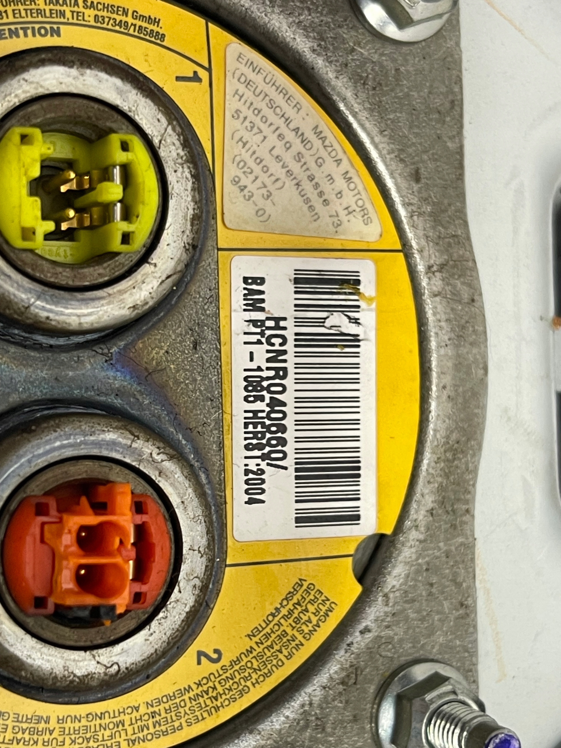 airbag airbag driver´s MAZDA 6 PT1-1085